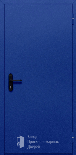 Фото двери «Однопольная глухая (синяя)» в Дубне