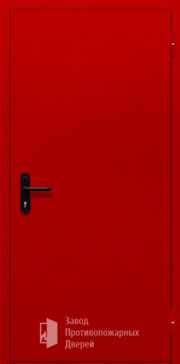 Фото двери «Однопольная глухая (красная)» в Дубне