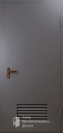 Фото двери «Техническая дверь №3 однопольная с вентиляционной решеткой» в Дубне