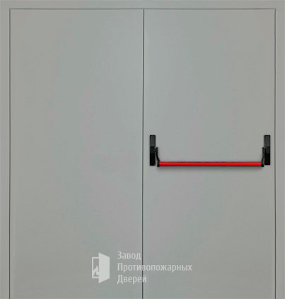 Фото двери «Двупольная глухая с антипаникой (1 створка) EI-30» в Дубне