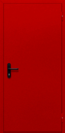Фото двери «Однопольная глухая (красная)» в Дубне