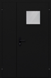 Фото двери «Полуторная со стеклом №84» в Дубне