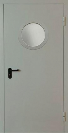Фото двери «Однопольная с круглым стеклом EI-30» в Дубне