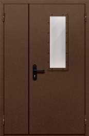 Фото двери «Полуторная со стеклом №28» в Дубне